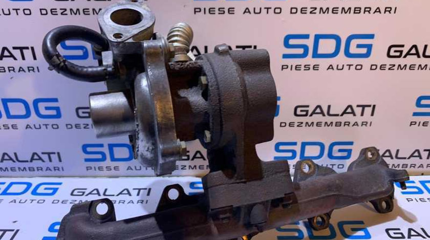 Turbo Turbina Turbosuflanta Fiat Doblo 1.3 JTD Multijet 75CP 2001 - 2010 Cod 73501343 710017108 54359700005