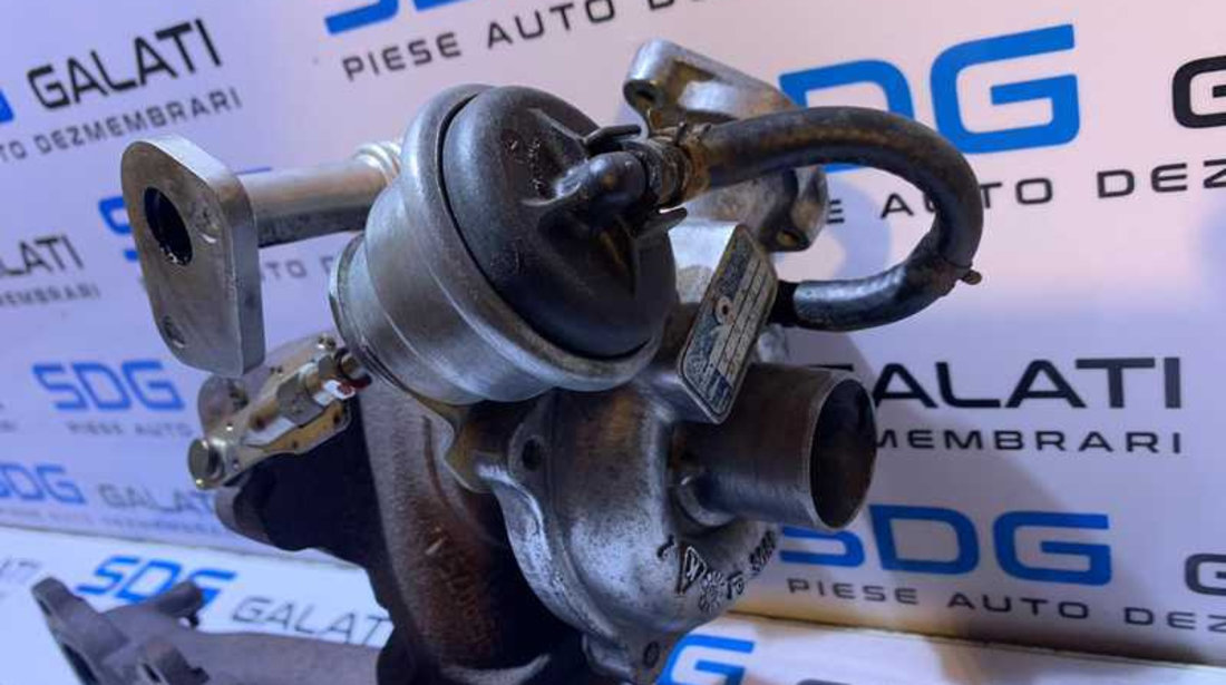 Turbo Turbina Turbosuflanta Fiat Doblo 1.3 JTD Multijet 75CP 2001 - 2010 Cod 73501343 710017108 54359700005