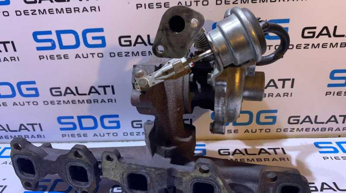 Turbo Turbina Turbosuflanta Fiat Doblo 1.3 JTD Multijet 75CP 2001 - 2010 Cod 73501343 710017108 54359700005