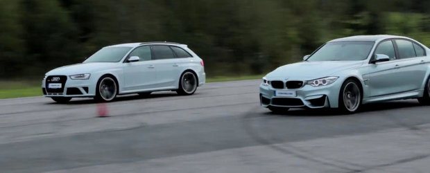 Turbo vs. Aspirat: Cursa intre noul BMW M3 si ultimul Audi RS4