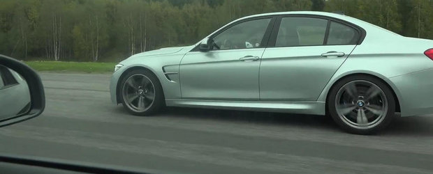 Turbo vs. Aspirat: Scurta liniuta intre noul BMW M3 si un Audi R8 V8