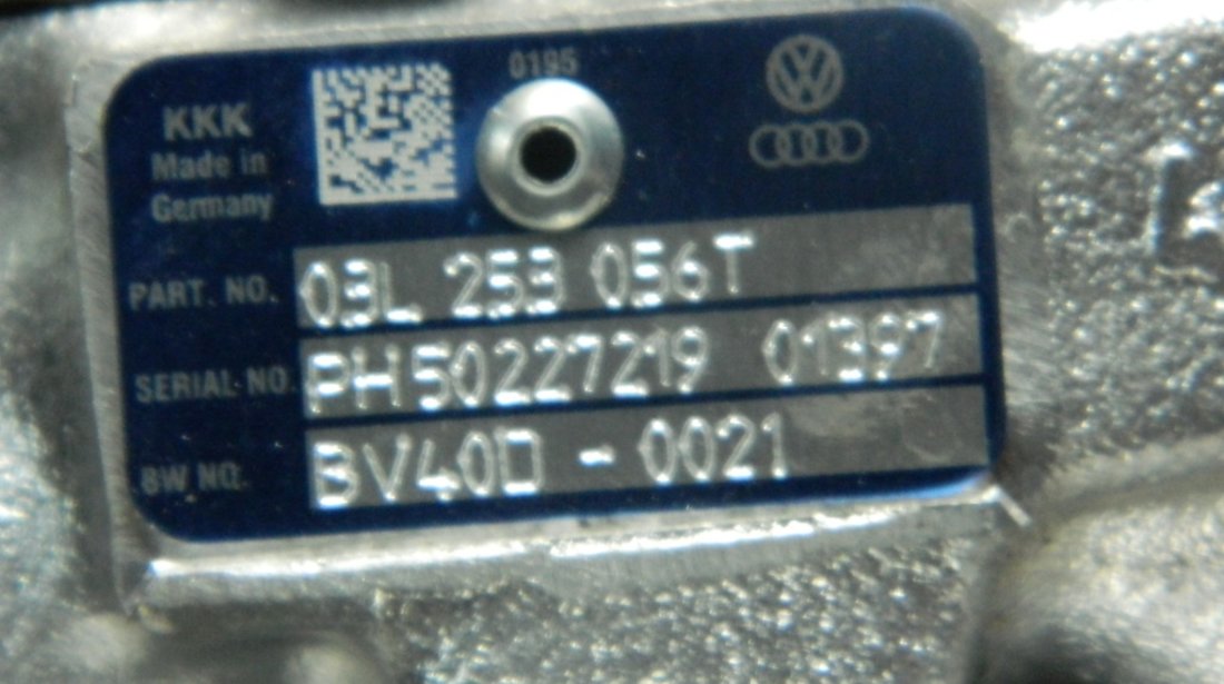 Turbo VW Passat CC 2.0 TDI 140CP Cod: 03L253056T