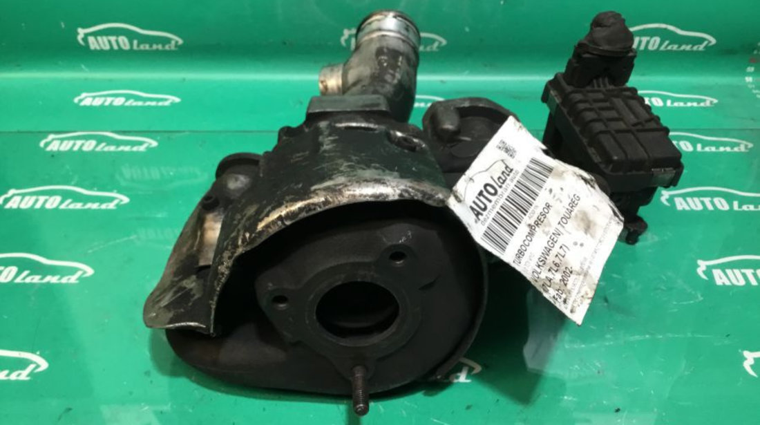 Turbocompresor turbina 07z145873d 5.0 TDI V10, Parte Montare: Stanga, Euro 3 Volkswagen TOUAREG 7LA,7L6,7L7 2002