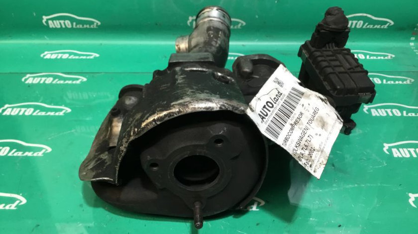 Turbocompresor turbina 07z145873d 5.0 TDI V10, Parte Montare: Stanga, Euro 3 Volkswagen TOUAREG 7LA,7L6,7L7 2002