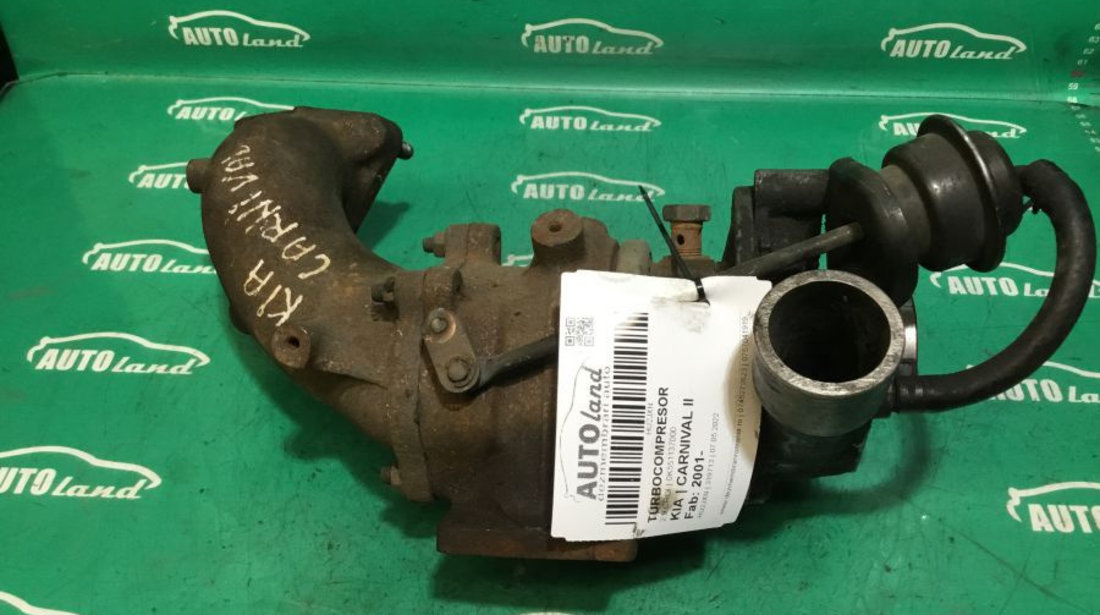 Turbocompresor turbina 0k551137000 2.9 CRDI Kia CARNIVAL II 2001