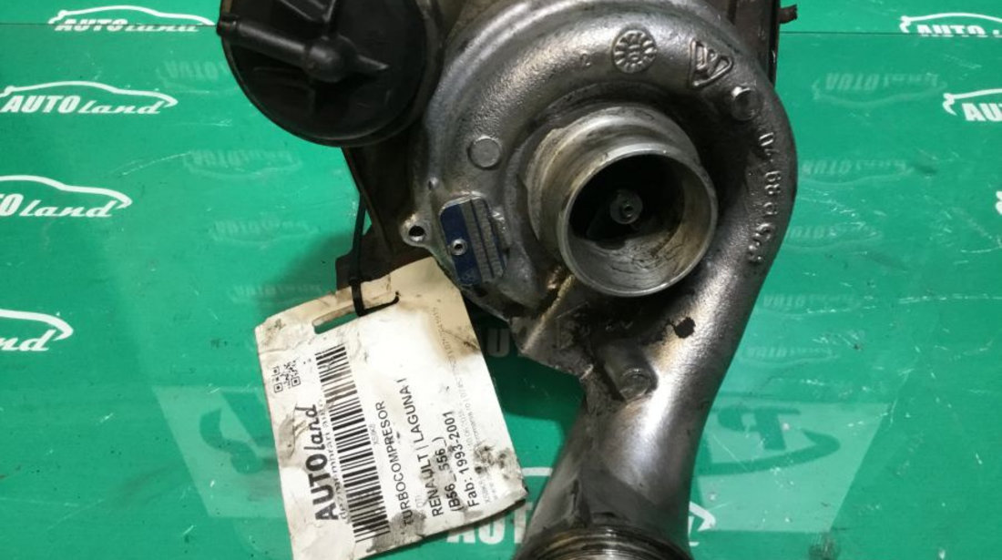 Turbocompresor turbina 107826h109779 1.9 DTI Renault LAGUNA I B56 ,556 1993-2001