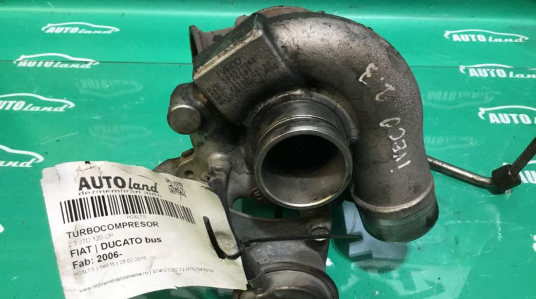 Turbocompresor turbina 504071260 2.3 JTD 120 CP Fiat DUCATO bus 2006