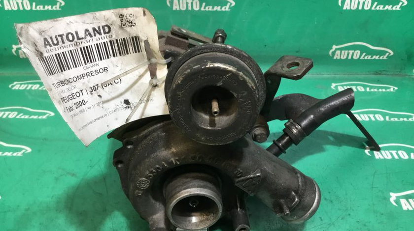 Turbocompresor turbina 53041015096 2.0 HDI, 90 CP Peugeot 307 3A/C 2000