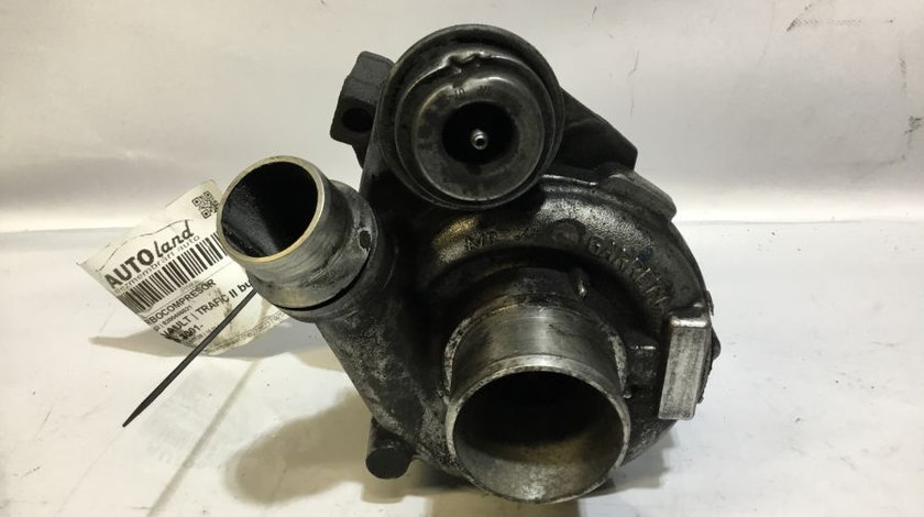 Turbocompresor turbina 8200466021 2.0 DCI Renault TRAFIC II bus JL 2001