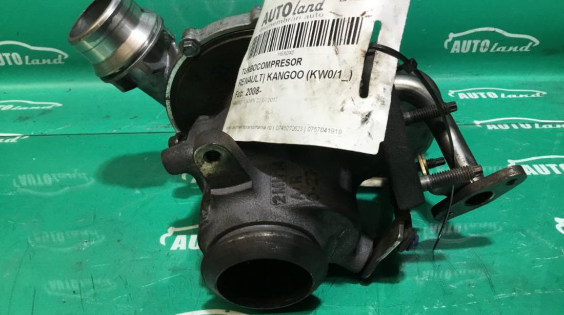 Turbocompresor turbina 8201164371 1.5 DCI Renault KANGOO KW0/1 2008