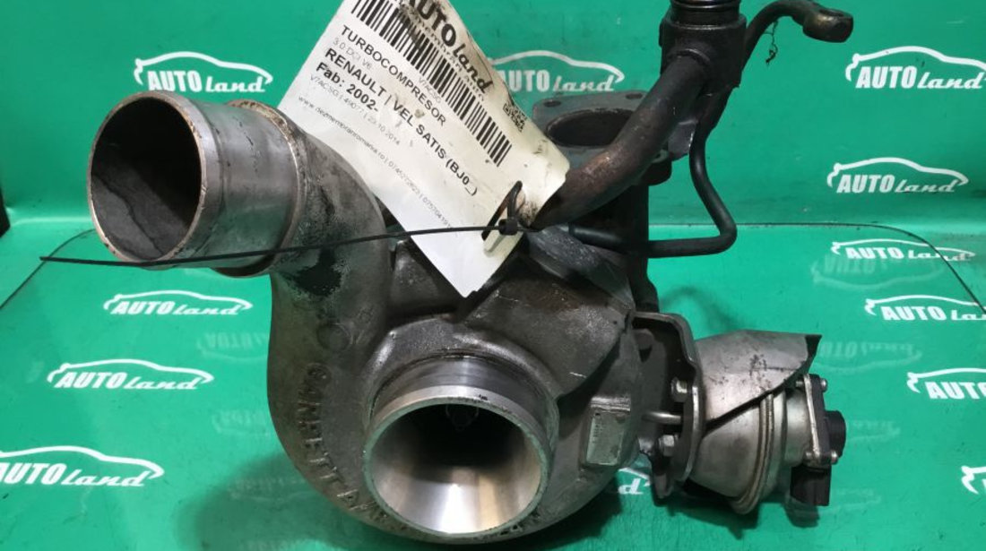 Turbocompresor turbina 8972409267 3.0 DCI V6 177cai 7143066 Renault VEL SATIS BJ0 2002