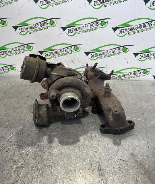 Turbosuflanta 038253019N/038 253 061 N V400 Cu defect la ciuperca 038253019N Volkswagen VW Golf 4 [1997 - 2006] wagon 1.9 TDI MT (101 hp)