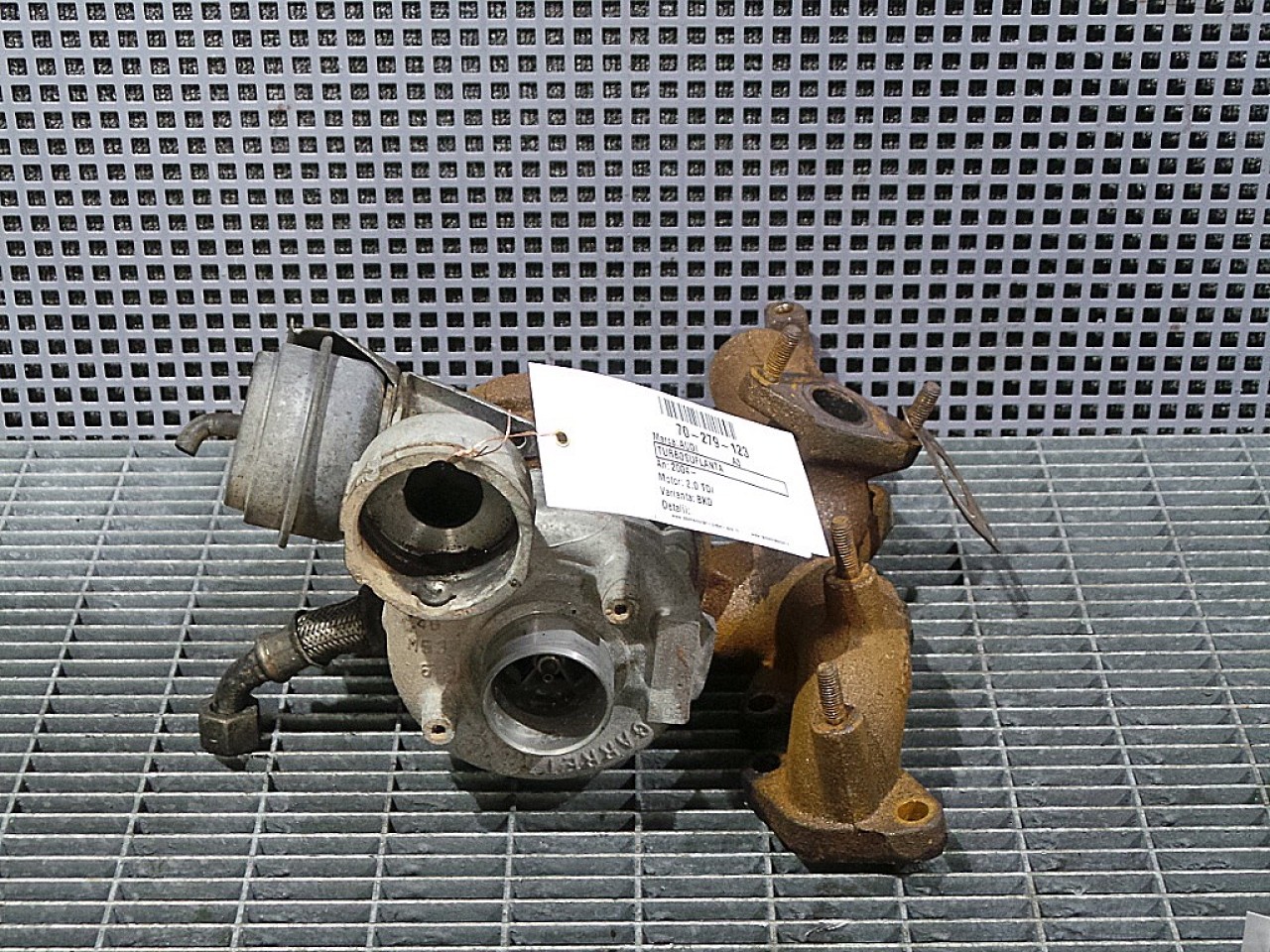 TURBOSUFLANTA AUDI A3 A3 2.0 TDI - (2004 2007)