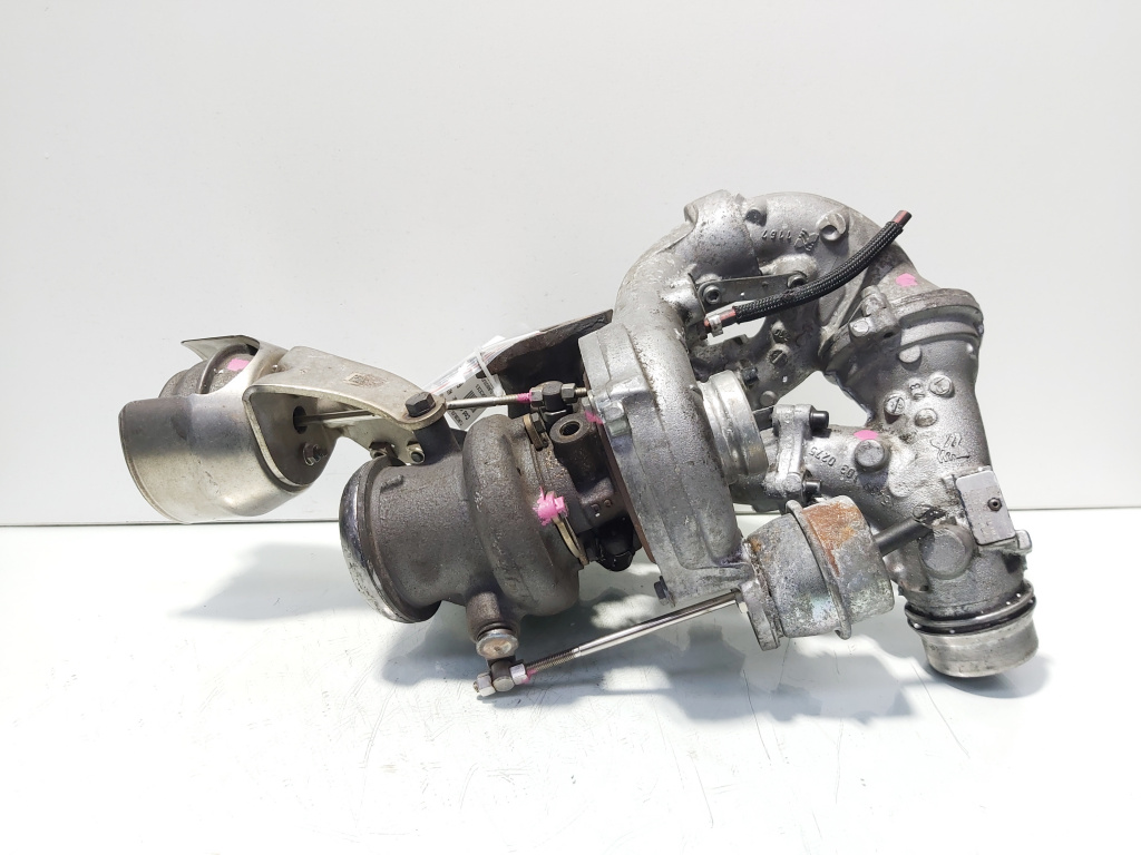 Turbosuflanta biturbo, cod A6510902880, A6510905780, Mercedes Clasa C T-Model (S204) 2.2 CDI, OM651912 (id:687800)