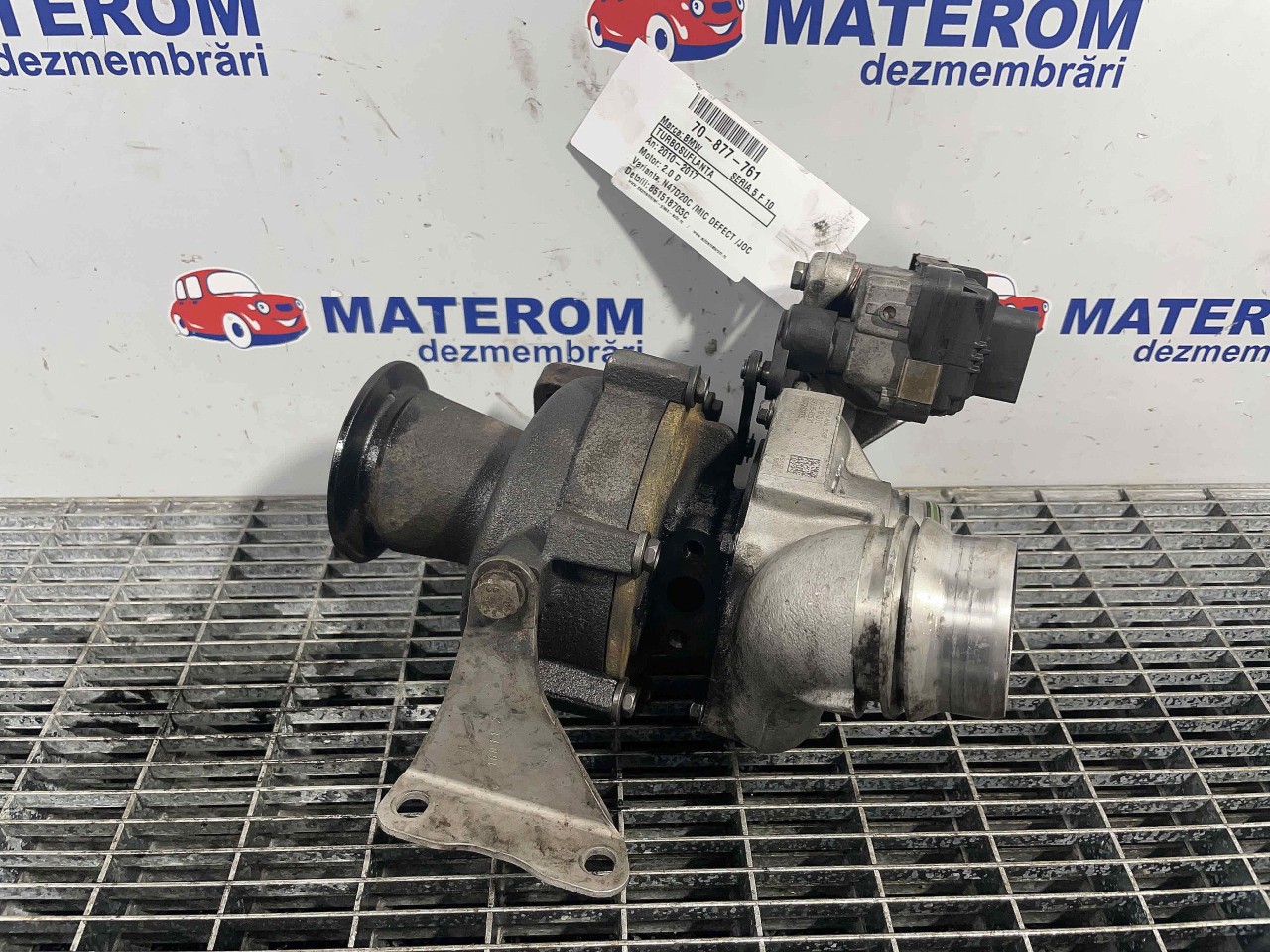 TURBOSUFLANTA BMW SERIA 5 F 10 2.0 D - (2010 2017)