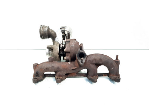 Turbosuflanta, cod 038253014G, Skoda Octavia 2 (1Z3), 1.9 TDI, BKC (pr:110747)