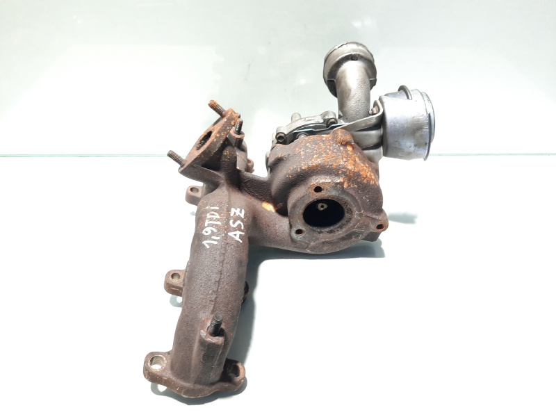 Turbosuflanta, cod 038253016F, Skoda Octavia 1 (1U2), 1.9 TDI, ASZ (pr:110747)