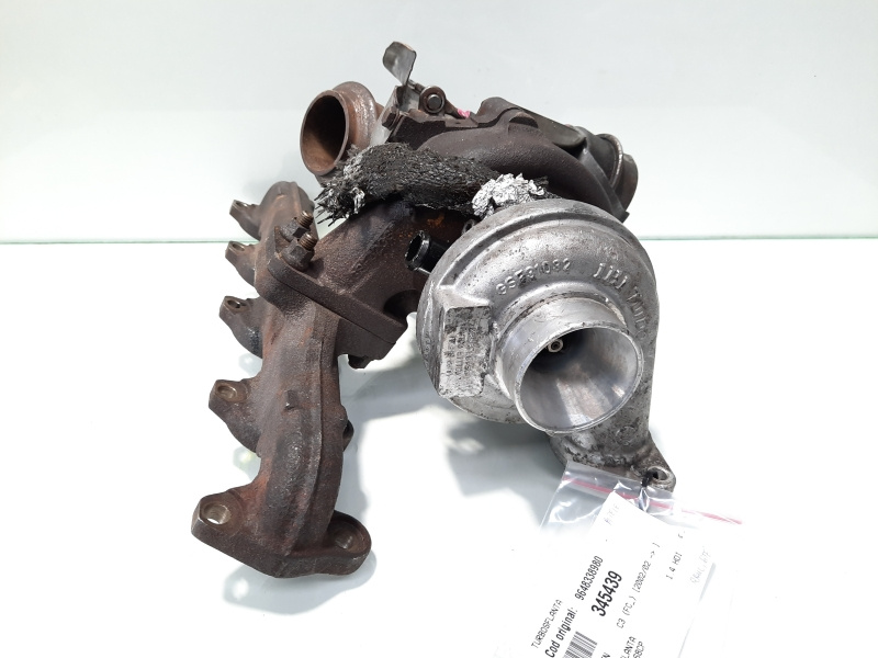 Turbosuflanta, cod 9648338980, Peugeot 307, 1.4 HDI, 8HX (idi:345439)