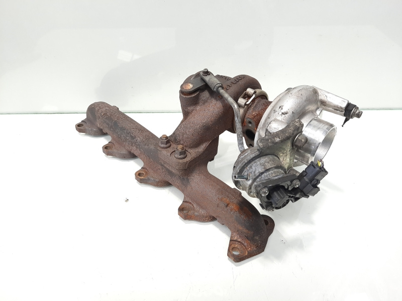 Turbosuflanta, cod 9673283680, Peugeot 207 Sedan, 1.6 HDI, 9HP (idi:484843)