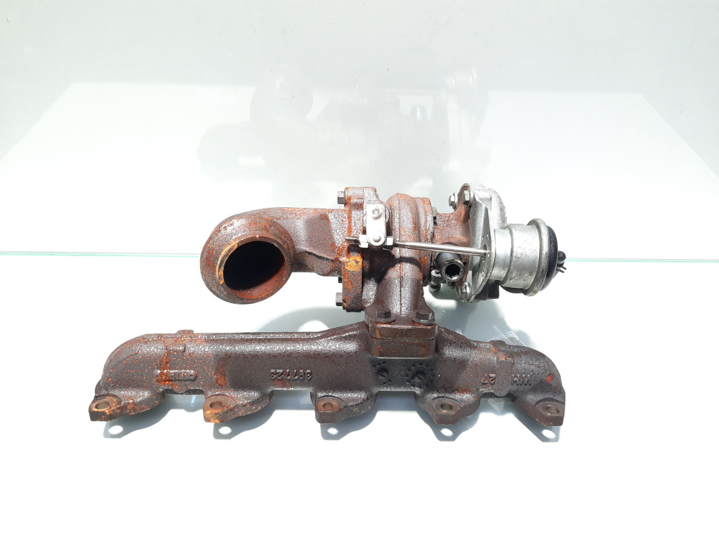 Turbosuflanta, Ford Fusion (JU), 1.4 TDCI, F6JB, 50 kw, 68 cp, cod 54359710009