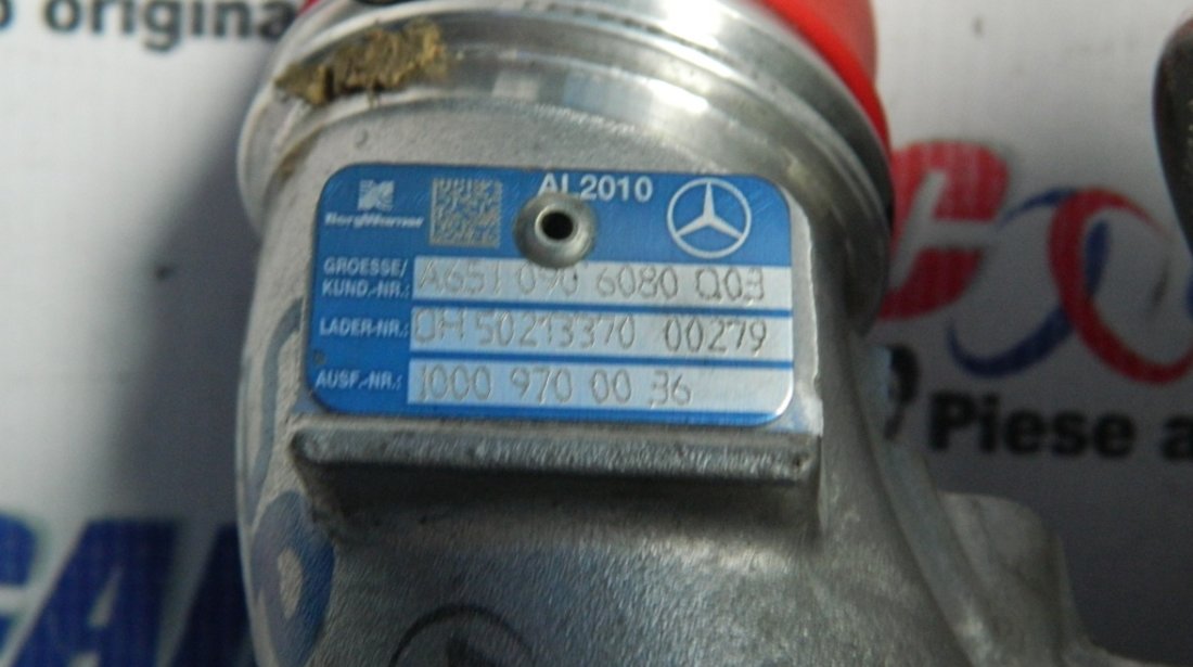 Turbosuflanta Mercedes Sprinter model 2009 3.0 Diesel cod: A6510906080003 NOU