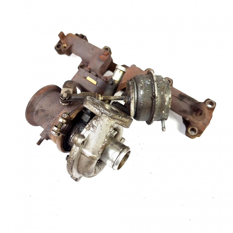 Turbosuflanta / Turbina Fiat Grande Punto (199) 2005-2012 1.3 D Multijet Motorina 55231037, Wkw02452R