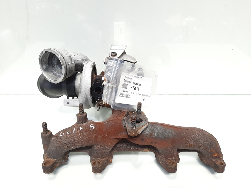 Turbosuflanta, Vw Jetta 3 (1K2) [Fabr 2005-2010] 1.9 tdi, BLS, 03G253019K (id:419618)