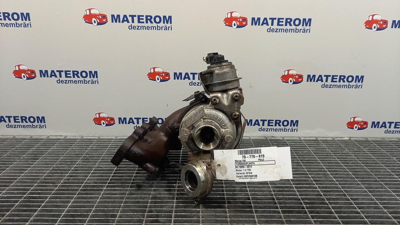 TURBOSUFLANTA VW POLO POLO 1.2 TDI - (2009 2014)