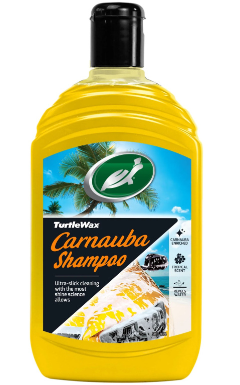 Turtle Wax Carnauba Shampoo Wash &amp; Wax Sampon Auto Cu Ceara 500ML TW FG53337
