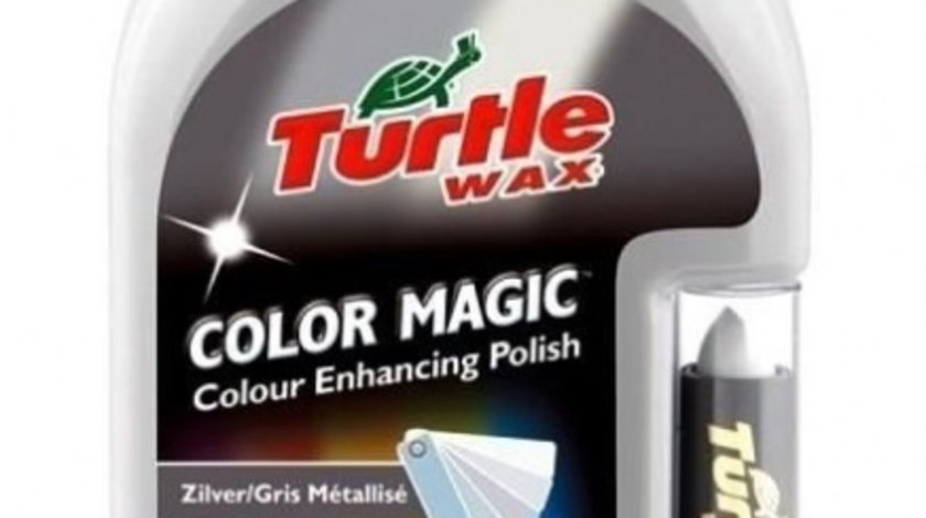 Turtle Wax Color Magic Polish Argintiu + Stick 500ML FG6906