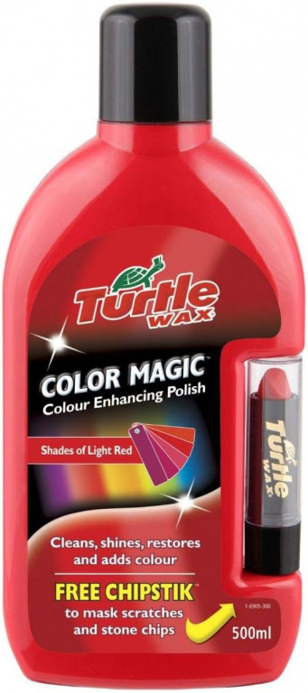 Turtle Wax Color Magic Polish Rosu + Stick 500ML FG6905