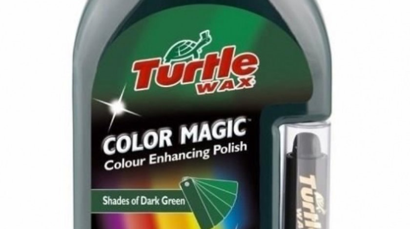 Turtle Wax Color Magic Polish Verde Inchis + Stick 500ML FG6903