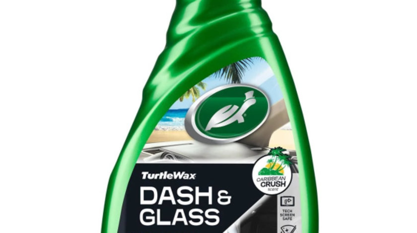 Turtle Wax Dash &amp; Glass Interior Detailer Solutie Curatat Bord Si Geamuri 500ML FG52803