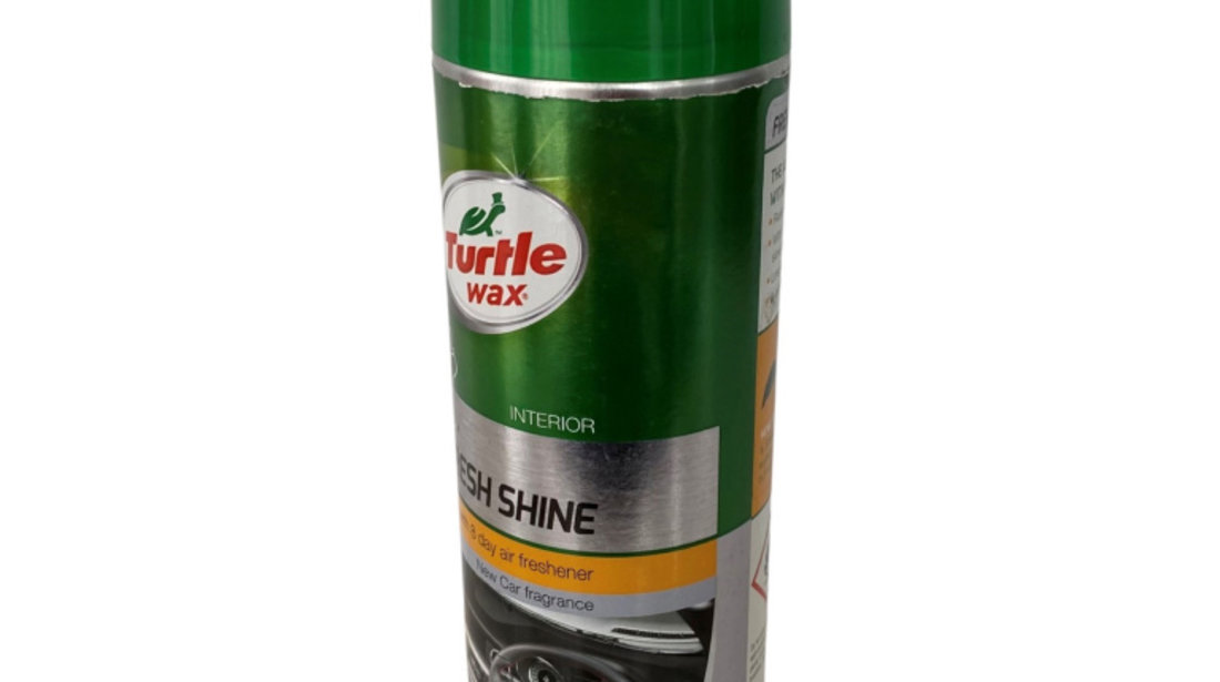 Turtle Wax Fresh Shine Interior Spray Silicon Bord New Car 500ML FG7625