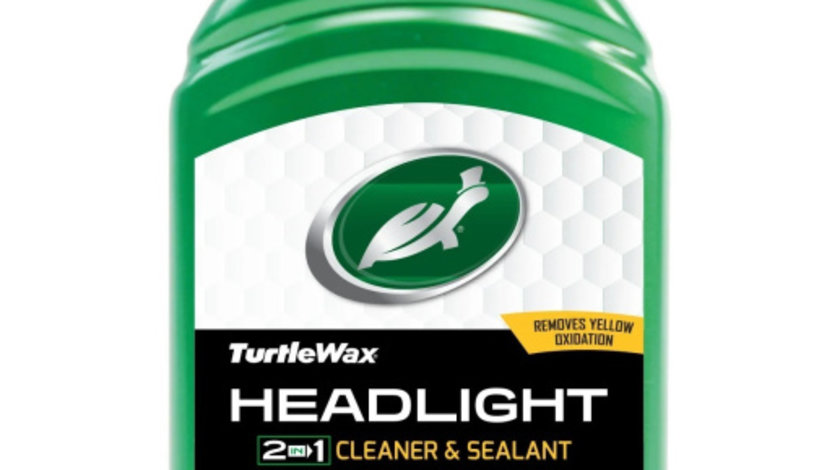 Turtle Wax Headlight Cleaner &amp; Sealant 2 In 1 Pasta Restaurat Polisat Si Protectie Faruri 300ML TW FG53182