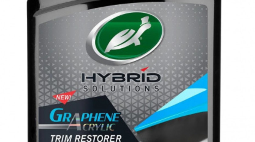 Turtle Wax Hybrid Solutions Graphene Acrylic Trim Restorer Solutie Protectie Si Restaurare Plastic Bandouri Exterior 296ML AMT70-226