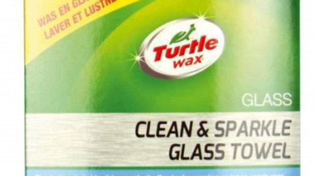 Turtle Wax Laveta Lustruit Sticla Clean and Sparkle Glass Towel 39 X 37CM X5344TD