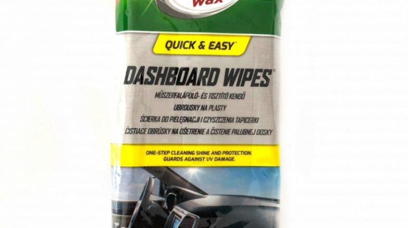 Turtle Wax Servetele Umede Bord Dasboard Wipes 25 Buc TW FG0012