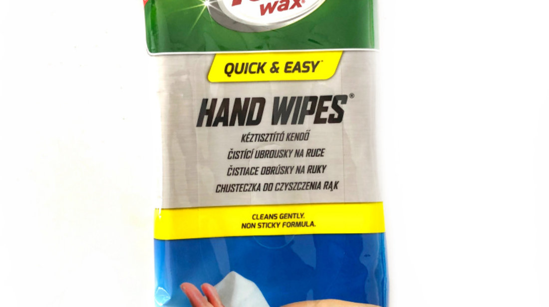 Turtle Wax Servetele Umede Maini Hand Wipes 25 Buc TW FG0015