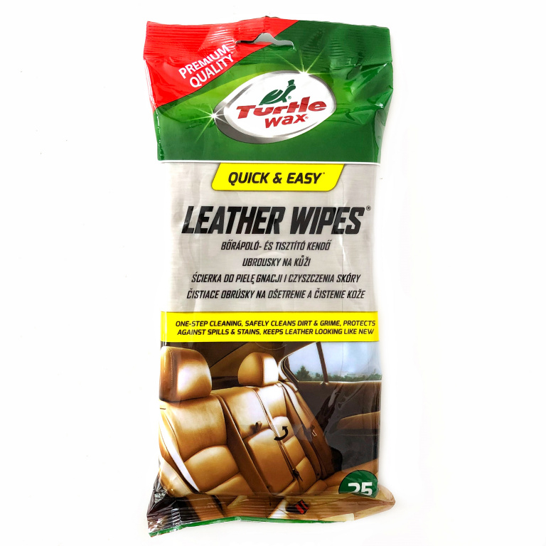 Turtle Wax Servetele Umede Piele Leather Wipes 25 Buc TW FG0014