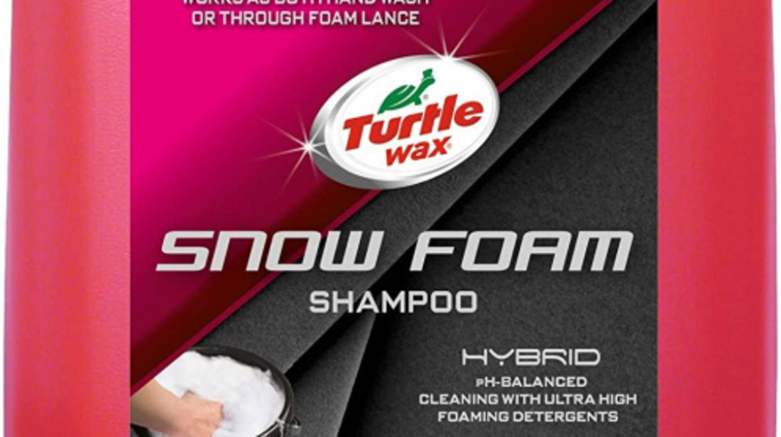 Turtle Wax Snow Foam Shampoo Bubble Gum 2.5L AMT70-192