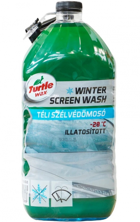 Turtle Wax Solutie Lichid Parbriz Iarna Anti-Inghet &amp; Curatare -20°C 4L TW FG0006