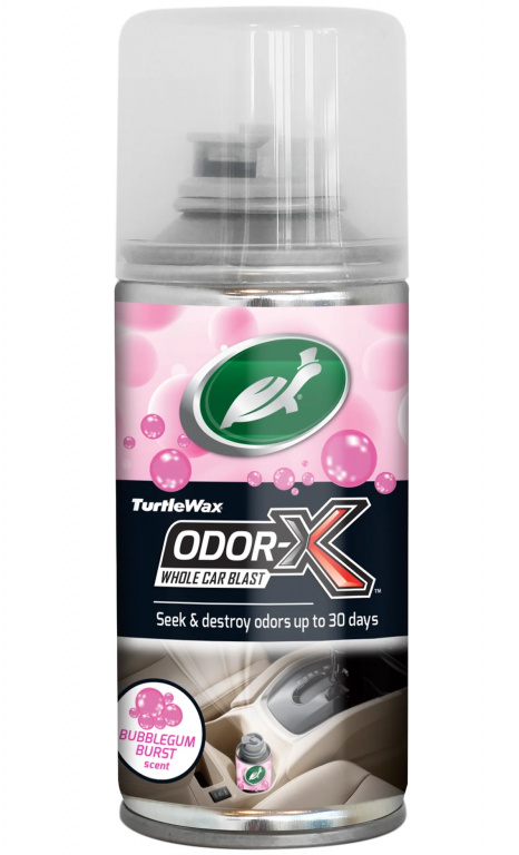 Turtle Wax Spray Curatat Aer Conditionat / Clima / AC Odorizant Interior Power Out Odor-X Whole Car Balast Bubblegum 100ML TW FG54115