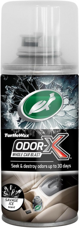 Turtle Wax Spray Curatat Aer Conditionat / Clima / AC Odorizant Interior Power Out Odor-X Whole Car Balast Savage Ice 100ML TW FG54120