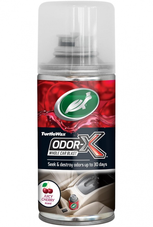 Turtle Wax Spray Curatat Aer Conditionat / Clima / AC Odorizant Interior Power Out Odor-X Whole Car Balast Juicy Cherry 100ML TW FG54116