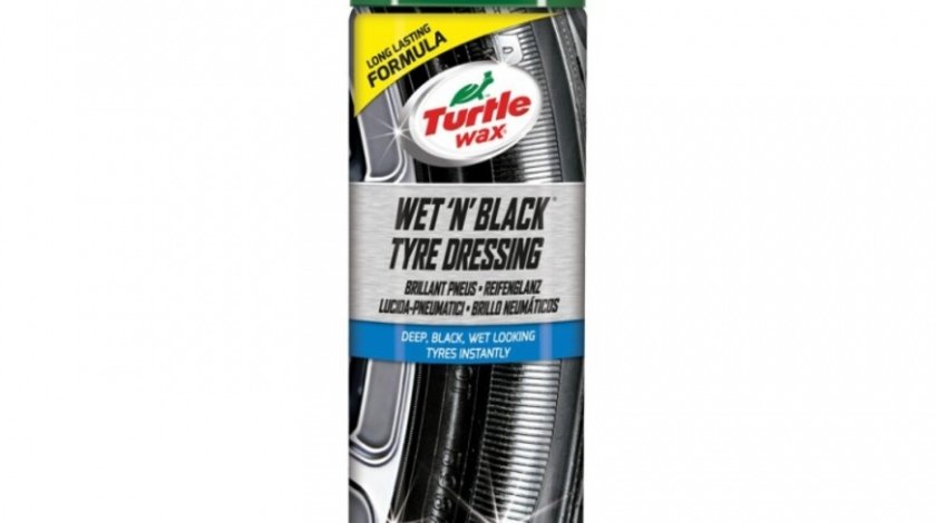 Turtle Wax Spray Curatat Anvelope Wet'N'Black Tyre Dressing 500ML TW FG7640