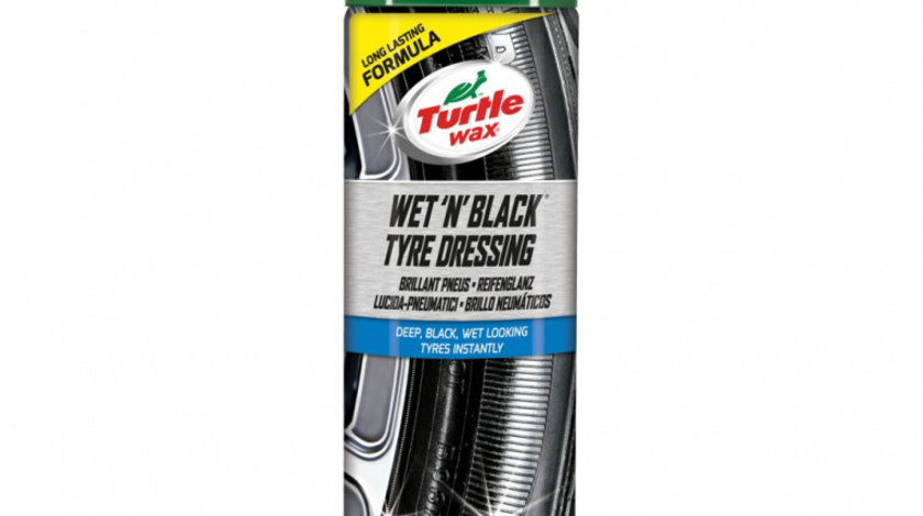 Turtle Wax Spray Curatat Anvelope Wet'N'Black Tyre Dressing 500ML TW FG7640