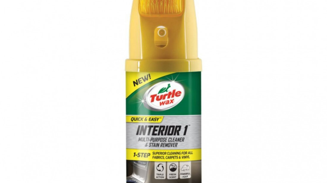 Turtle Wax Spray Curatat Interior Cu Perie Interior 1 400ML FG52799