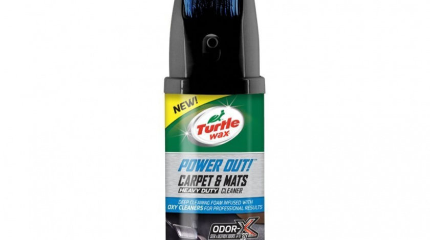 Turtle Wax Spray Curatat Mocheta Si Covorasele Cu Perie Power Out Carpet & Mats 400ML FG53052