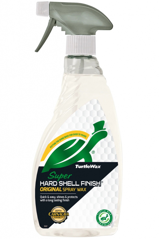 Turtle Wax Super Hard Shell Finish Original Spray Wax Solutie Ceara Lichida Auto Cu Carnauba 500ML TW FG54197